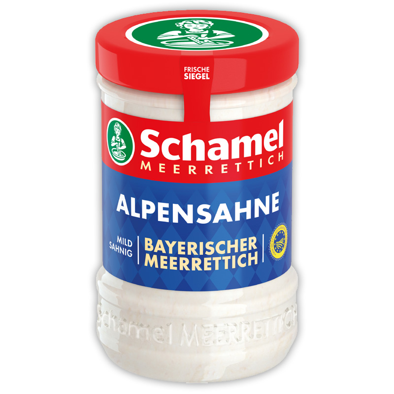Crème de raifort, Schamel - 135g - Verre