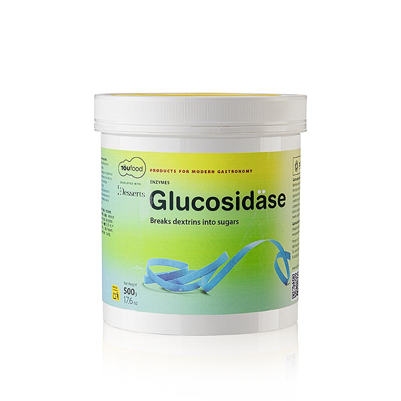 GLUCOSIDASE, glucose enzyme, powder, TOUFOOD - 500g - can GLUCOSIDASE, glucose enzyme, powder, TOUFOOD - 500g - can