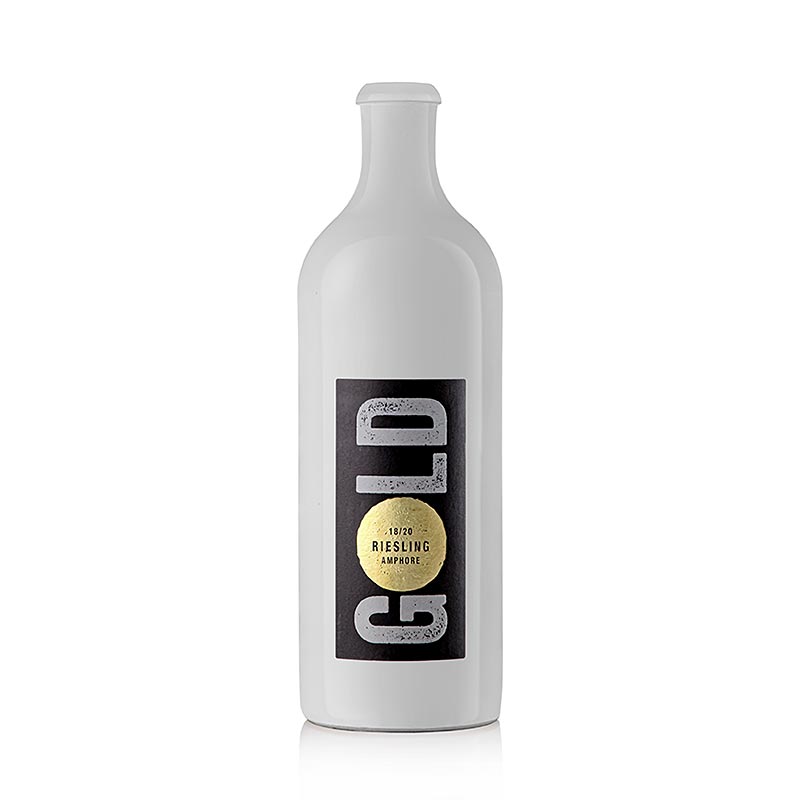 18/20 Riesling Amphora, wytrawny, 12,5% obj., Leon Gold, organiczny - 750 ml - Butelka 18/20 Riesling Amphora, wytrawny, 12,5% obj., Leon Gold, organiczny - 750 ml - Butelka