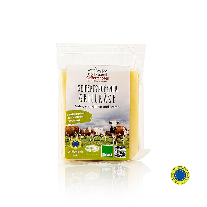 Geifertshofener Grillkäse natur, BIO - ca.100 g - Folie Geifertshofener Grillkäse natur, BIO - ca.100 g - Folie