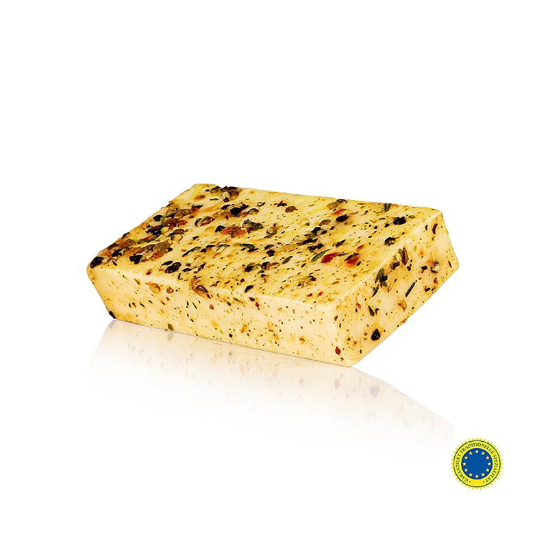 Geifertshofener Grillkäse mariniert, BIO - ca.100 g - Folie Geifertshofener Grillkäse mariniert, BIO - ca.100 g - Folie