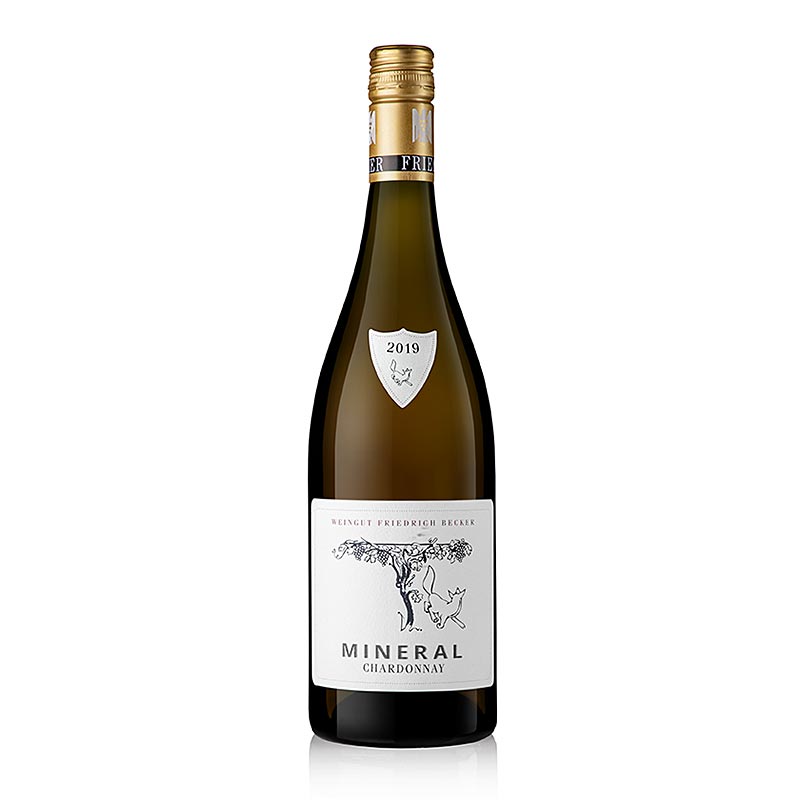 2019 Chardonnay Mineral QW, toer, 13,5% vol., F. Becker - 750 ml - Flaske 2019 Chardonnay Mineral QW, toer, 13,5% vol., F. Becker - 750 ml - Flaske