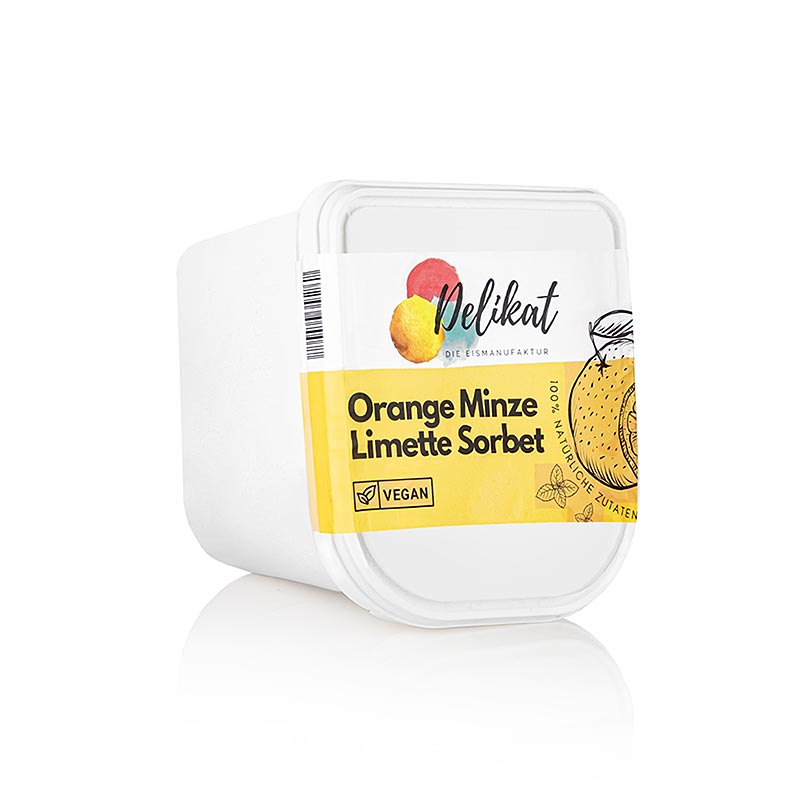 Delicat - Portocala - Menta - Lime Sorbet - 2,5 litri - Bol