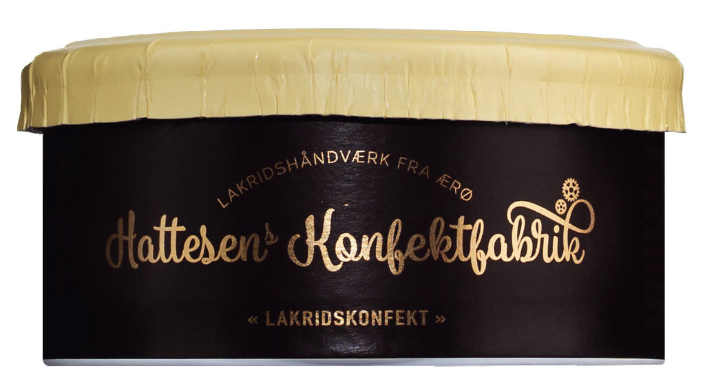 Lakridskonfekt Nane, Chok, Ingefaer, Blodappelsin, meyan koku sekerleme nane, cikolata, zencefil, kan portakali, Hattesens Konfektfabrik - 125 gr - ambalaj
