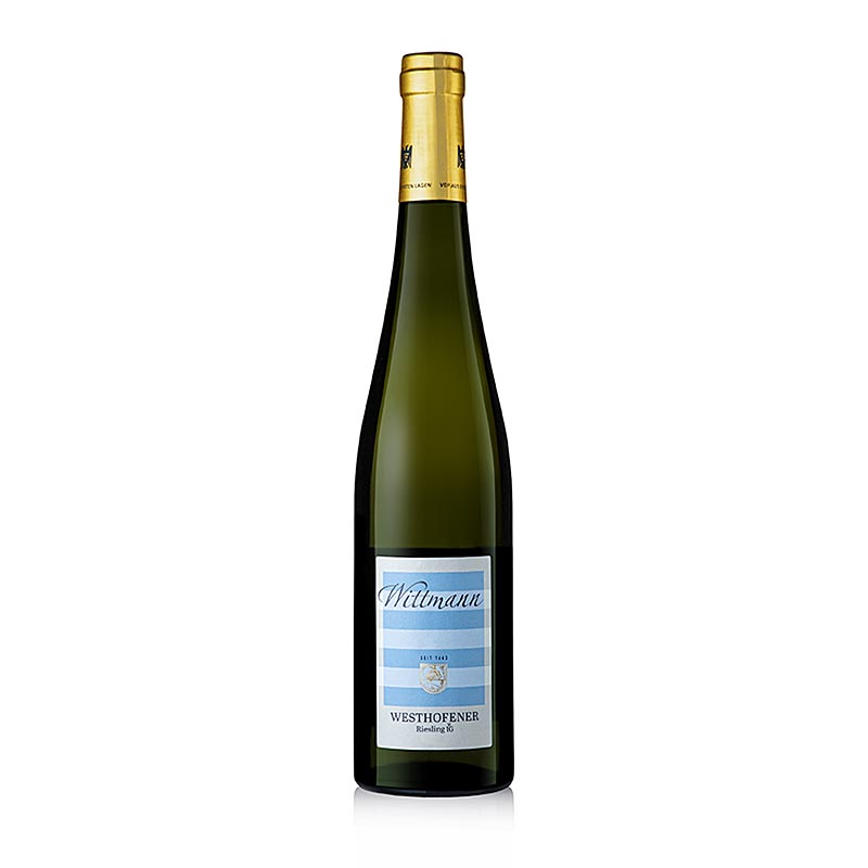 2024 Westhofener Riesling 1er cru QW, sec, 12 % vol., Wittmann, biologique - 750 ml - Bouteille 2024 Westhofener Riesling 1er cru QW, sec, 12 % vol., Wittmann, biologique - 750 ml - Bouteille