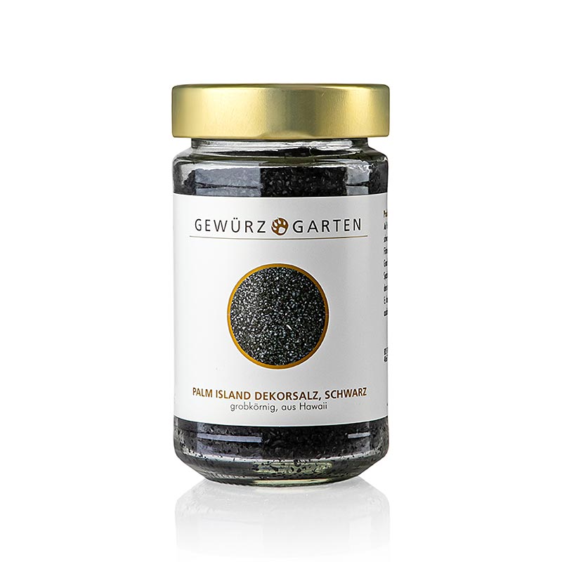 Spice Garden Palm Island Pacific - Sul, dekoracni sul s aktivnim uhlim, hruba, Havaj - 220 g - Sklenka Spice Garden Palm Island Pacific - Sul, dekoracni sul s aktivnim uhlim, hruba, Havaj - 220 g - Sklenka