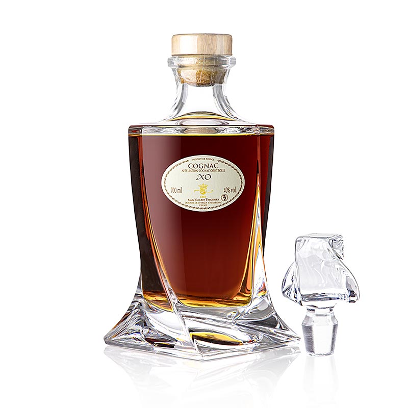 Cognac - Vallein Tercinier XO Fine Champagne in caraffa di cristallo 40% Vol. - 700 ml - Bottiglia Cognac - Vallein Tercinier XO Fine Champagne in caraffa di cristallo 40% Vol. - 700 ml - Bottiglia