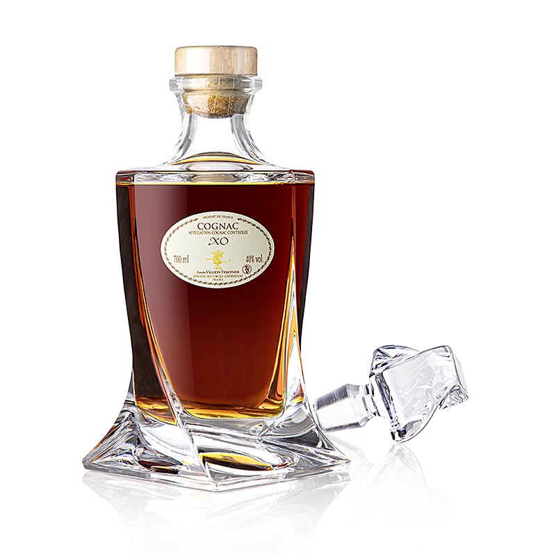 Cognac - Vallein Tercinier XO Fin Champagne i krystallkaraffel 40% Vol. - 700 ml - Flaske Cognac - Vallein Tercinier XO Fin Champagne i krystallkaraffel 40% Vol. - 700 ml - Flaske