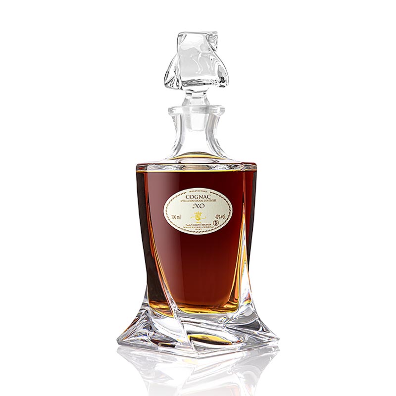 Cognac - Vallein Tercinier XO Fine Champagne in caraffa di cristallo 40% Vol. - 700 ml - Bottiglia Cognac - Vallein Tercinier XO Fine Champagne in caraffa di cristallo 40% Vol. - 700 ml - Bottiglia
