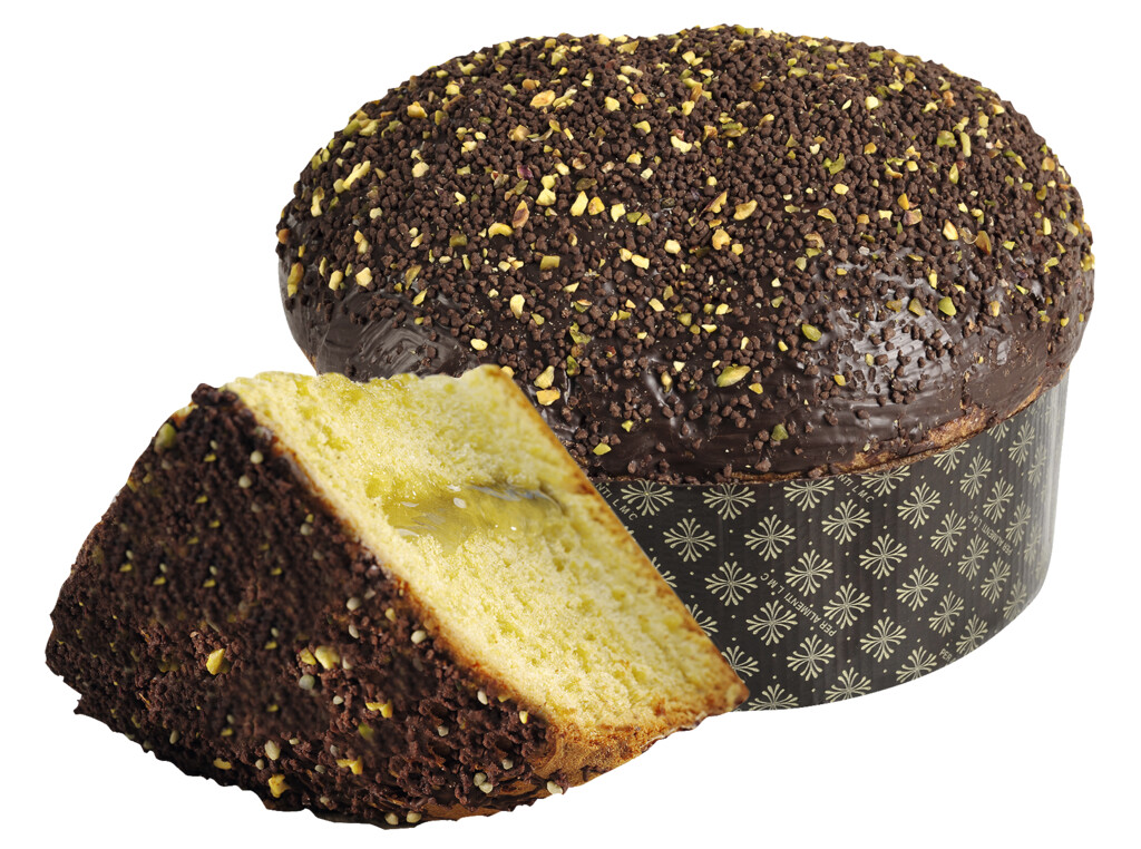Panettone con Crema di Pistacchio, tradicional bolo de fermento com pistache, Breramilano 1930 - 1.000g - Pedaco Panettone con Crema di Pistacchio, tradicional bolo de fermento com pistache, Breramilano 1930 - 1.000g - Pedaco