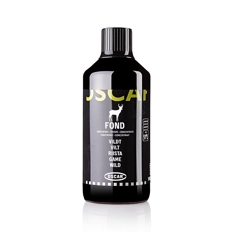 Oscar Koncentrat - Viltbuljong, flytande, glutenfri (for ca 51 l) - 1 liter - PE-flaska