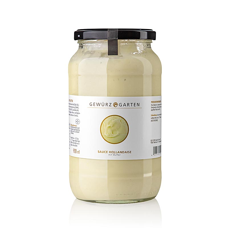 Molho holandes de especiarias, com manteiga, pronto para cozinhar - 900ml - Vidro