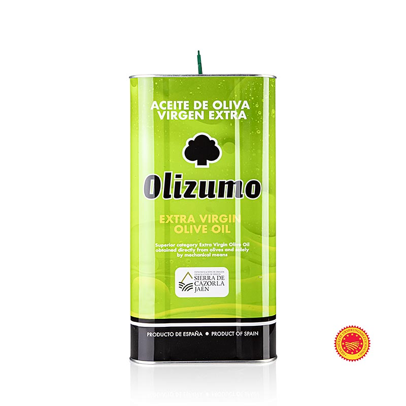 Extra Vierge Olijfolie, Aceites Guadalentin Olizumo DOP/BOB, 100% Picual - 5 l - busje