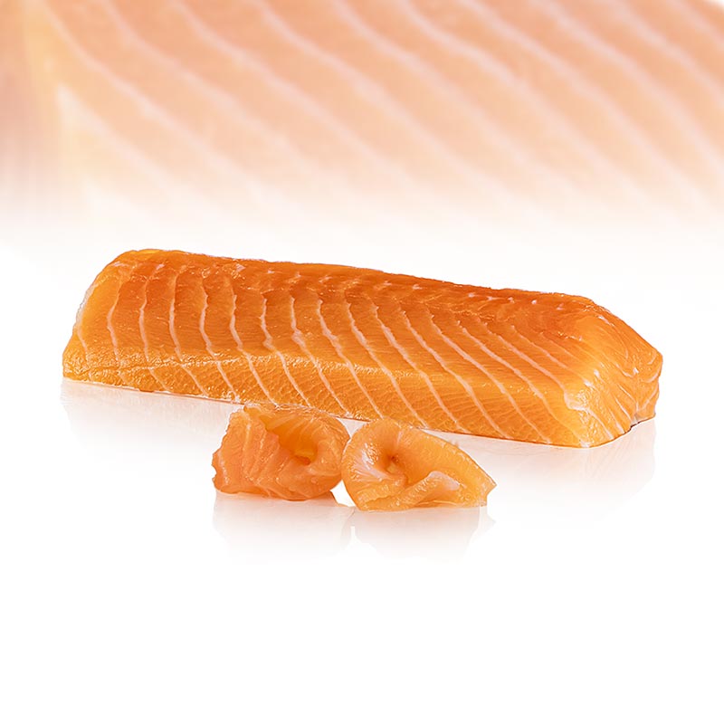 Lax Mid-Loin 1/2, Pre-Rigor, Sashimi Grade, FROYA, Norge - 300 g - vakuum Lax Mid-Loin 1/2, Pre-Rigor, Sashimi Grade, FROYA, Norge - 300 g - vakuum