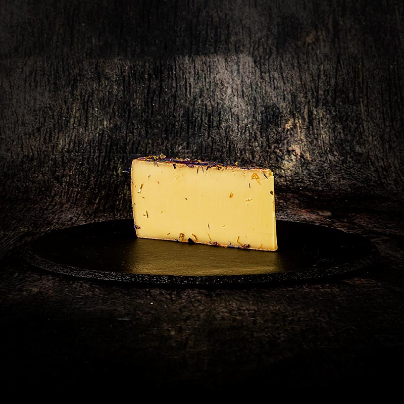 Isnyer Blutenzauber, halfharde kaas met bloemkorst, biologisch - ca. 250 g - film