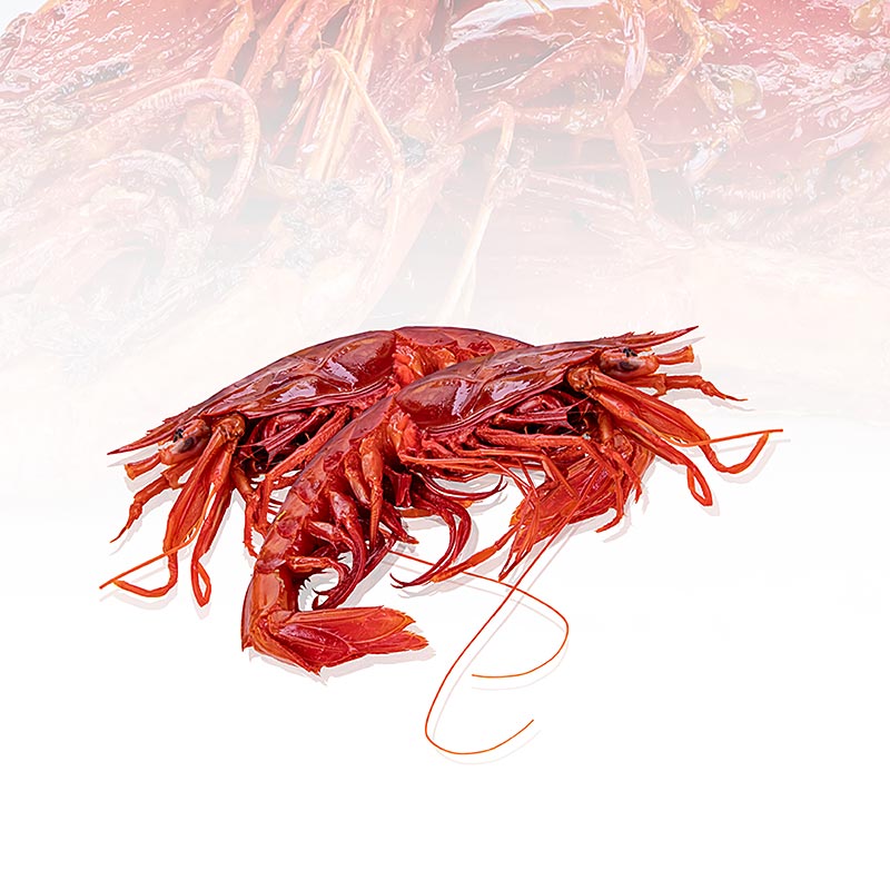 Gambero Rosso - Udang Raja Merah, dengan kepala dan cangkang - sekitar 1000 g, sekitar 15 buah - 