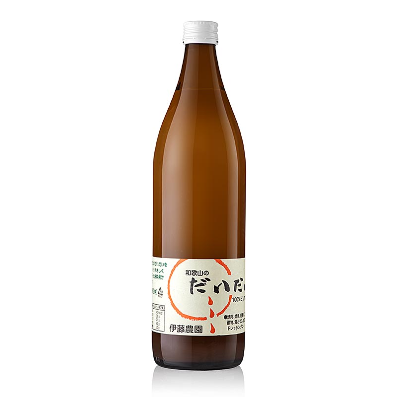 Suco Daidai (laranja amarga), suco de frutas 100% citricas - 900 ml - Vidro