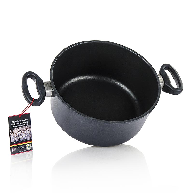 AMT Gastroguss, roasting pan, induction, Ø 24cm, 10cm high - 1 piece - Loose