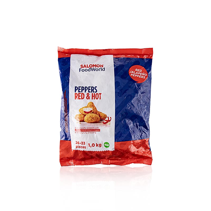 Cili papricice sa krem sirom, pohane crvene jalapeno papricice sa krem sirom - 1 kg, cca. 30 komada - torba