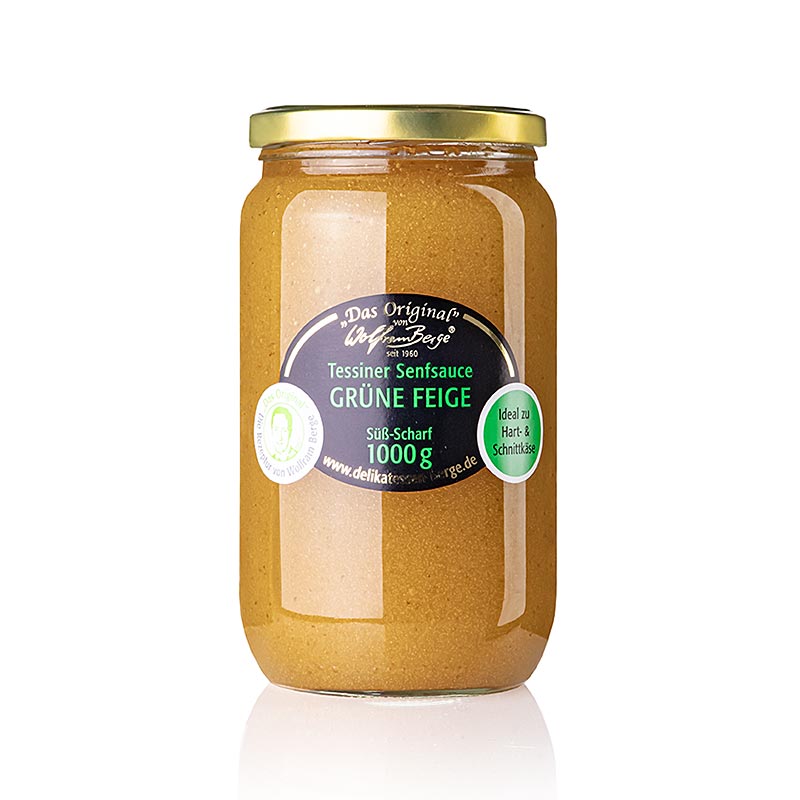 Upprunaleg Ticino fikju- og sinnepssosa, Wolfram Berge - 750ml - Gler
