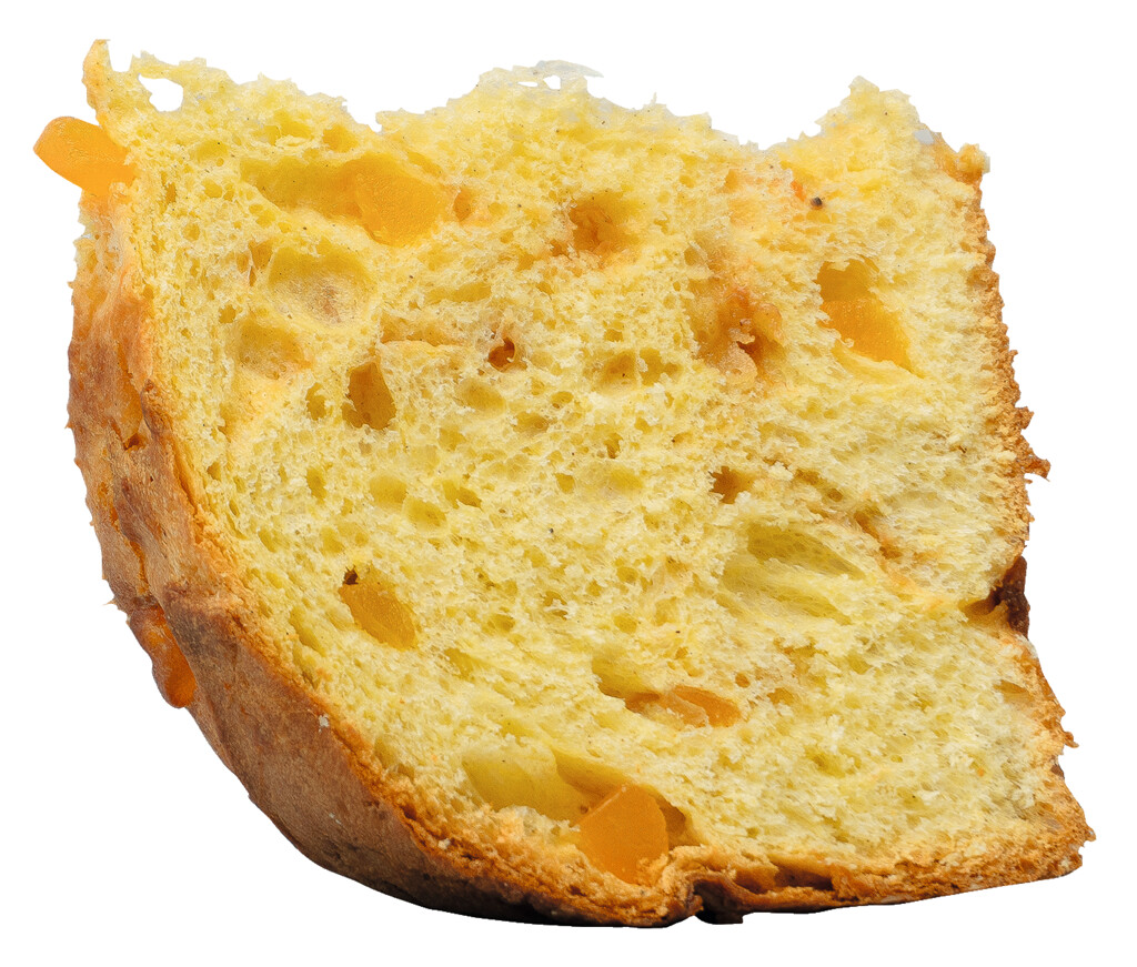 Panettone Albicocca e Caramello Salato, gistcake met abrikoos en gezouten karamel, Olivieri 1882 - 1.000 gram - Deel