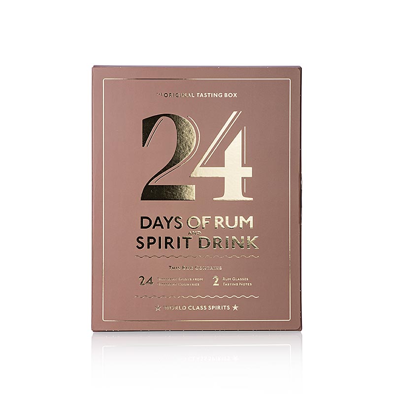 Kalendar Advent 24 Hari Edisi Rum Coklat Muda (Mocha) - 480 ml - kadbod