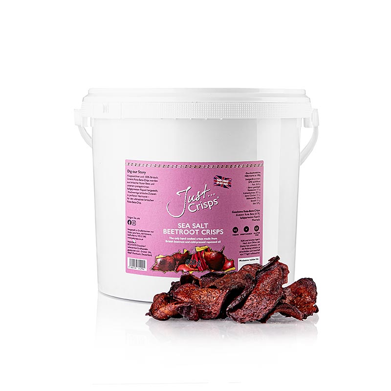 Chips de legumes - betterave, Just Crisps - 600 g - Pe - seau