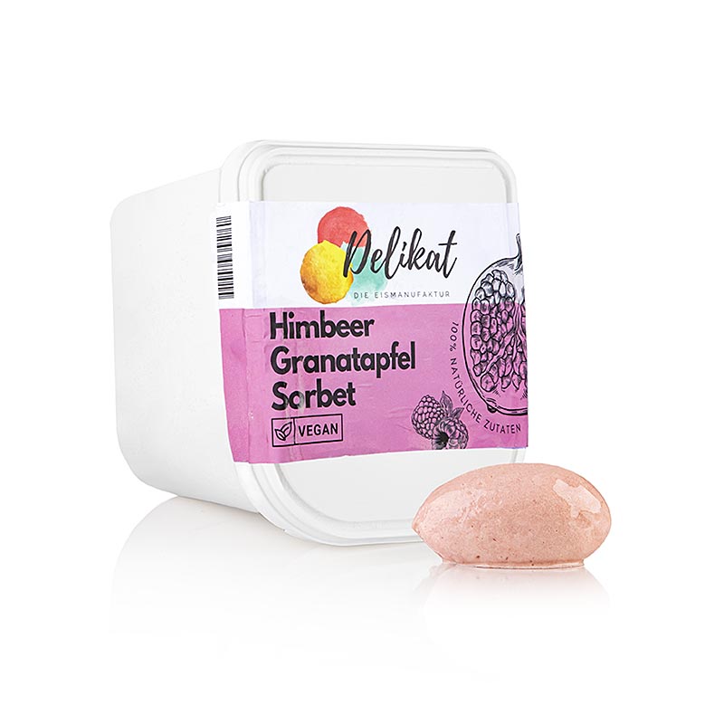 Sorbet Delima Raspberi yang halus - 2.5 l - cangkerang PE