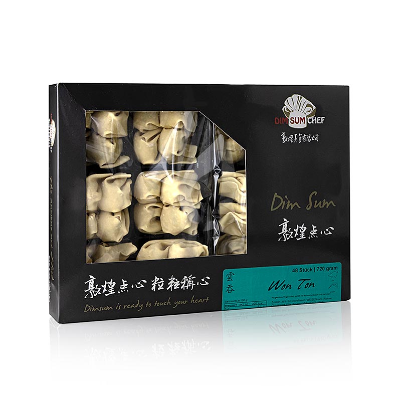 Wan Tan - Won Ton dumplings with pork / shrimp - 720 g, 48 x 15 g - pack