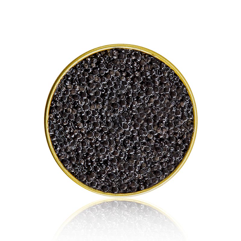 BOS FOOD Premium Selection - Baerii Caviar (baerii), Aquacultuur, zonder conserveermiddelen - 250 gram - kan BOS FOOD Premium Selection - Baerii Caviar (baerii), Aquacultuur, zonder conserveermiddelen - 250 gram - kan