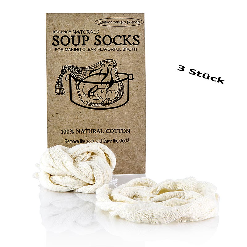 The Original Socksokken, 100% natuurlijke katoen - 3 stukken - zak