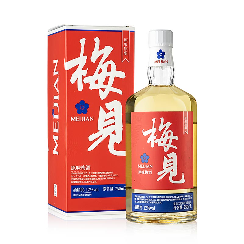 Mei Jian Green Plum Wine, 12% vol., Kina - 750 ml - Flaska