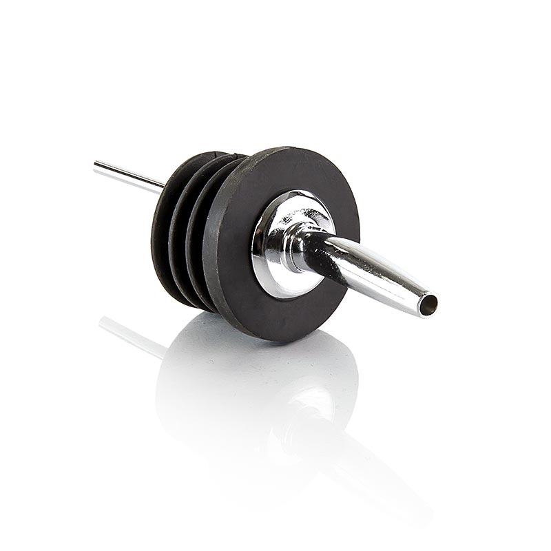 Flaskehælde - Pour-Rite, med drypring, rustfrit stål, 11 cm lang, Ø 4cm - 1 stk - løs Flaskehælde - Pour-Rite, med drypring, rustfrit stål, 11 cm lang, Ø 4cm - 1 stk - løs