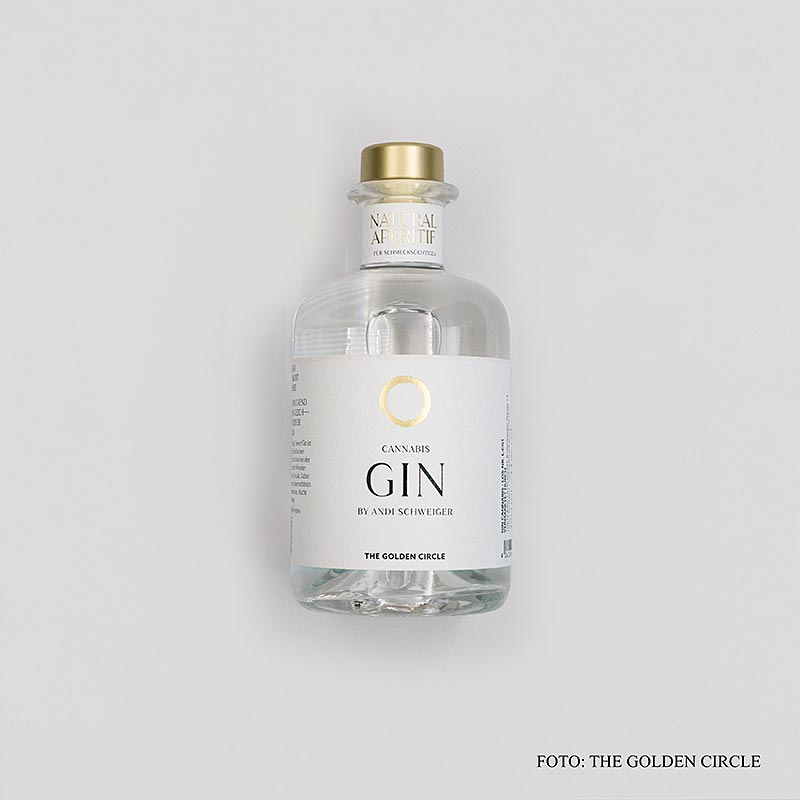 DEN GYLLENE CIRKELN - Gin Cannabis, av And Schweiger, 44% vol. - 350 ml - Flaska