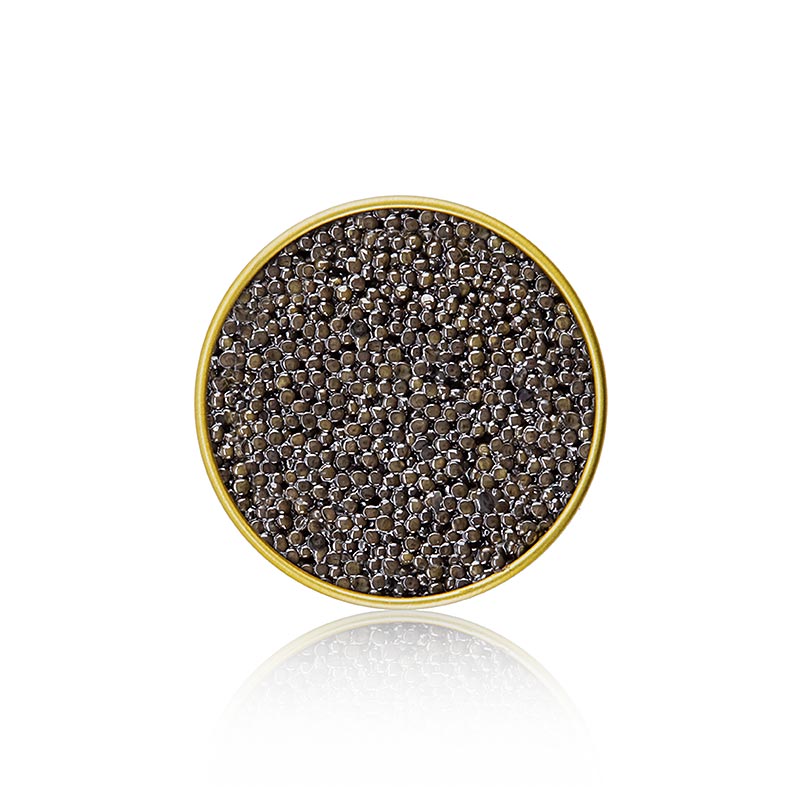 Selecao de caviar de esturjao siberiano (Acipenser baerii), aquicultura China - 30g - pode Selecao de caviar de esturjao siberiano (Acipenser baerii), aquicultura China - 30g - pode