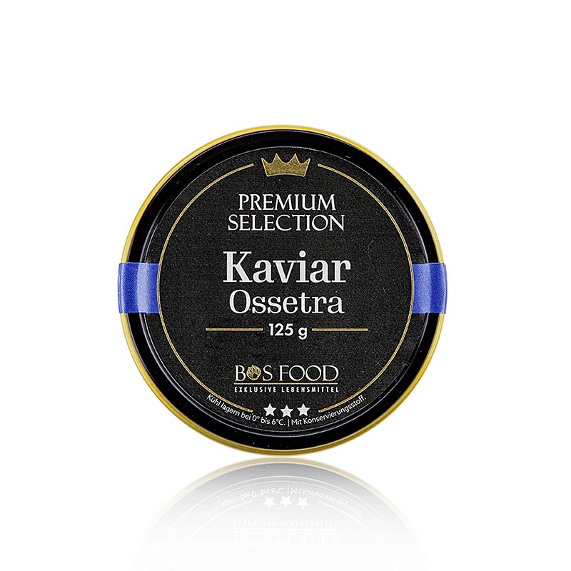 Seleccio de caviar Ossetra (Acipenser gueldenstaedtii) - 125 g - pot