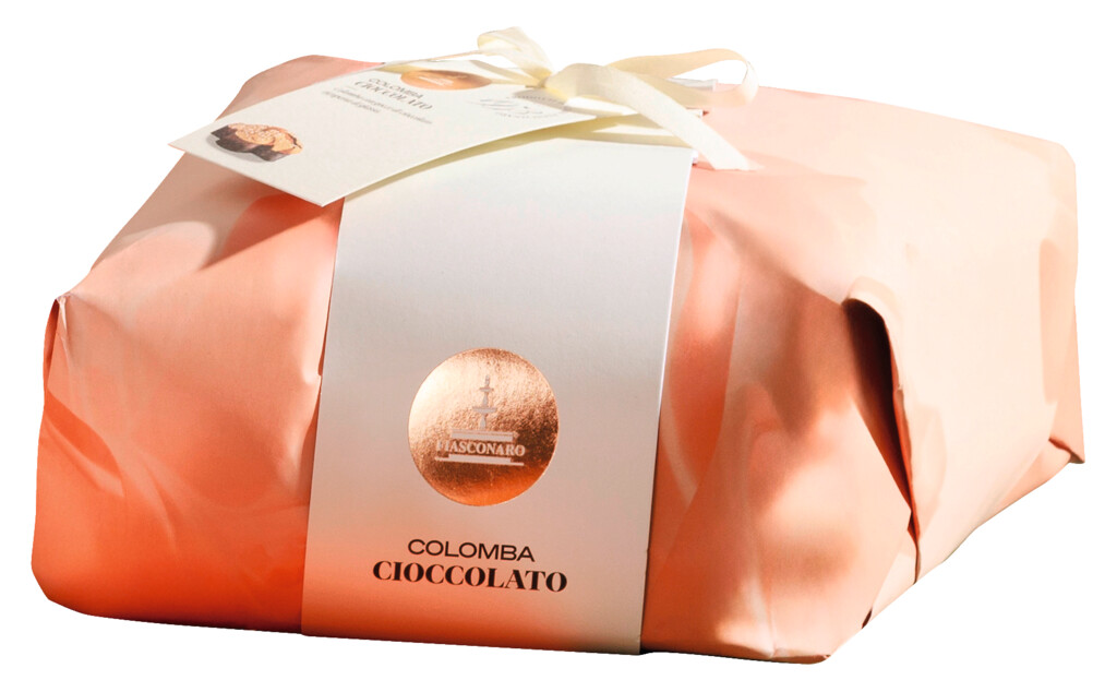 Colomba Cioccolato, paska - gerkaka medh sukkuladhibitum, Fiasconaro - 500 gromm - Stykki