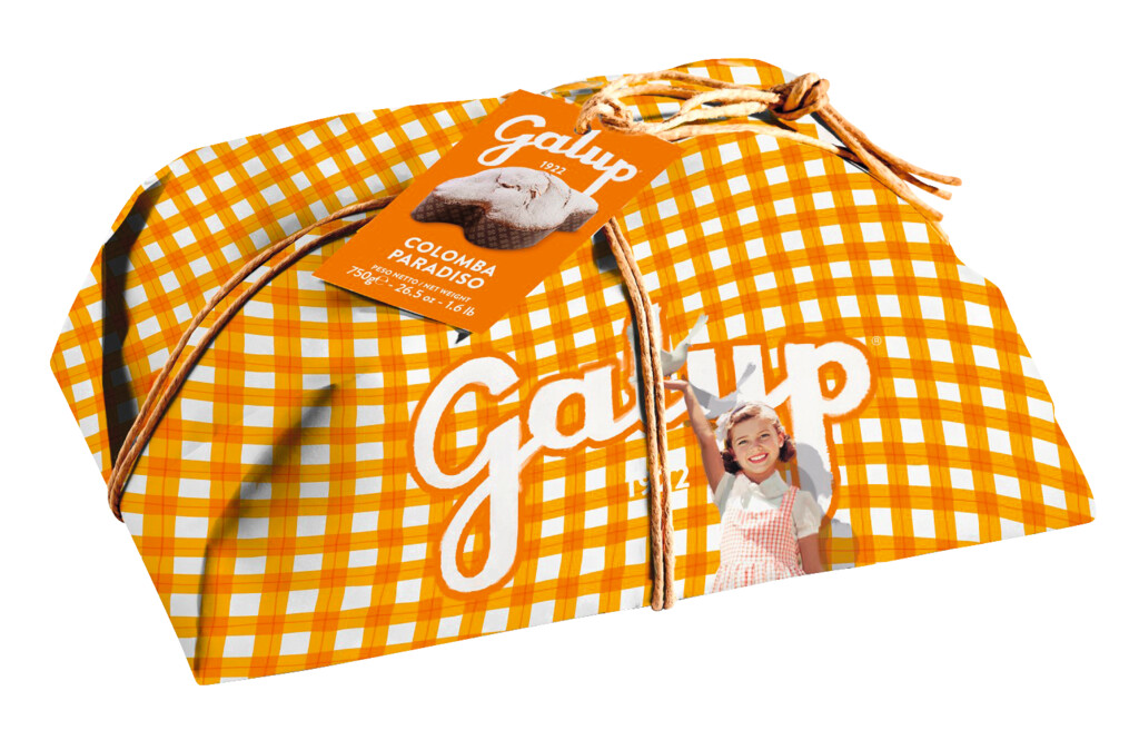 Colomba Paradiso Gran Galup, kvaseno pecivo s pomaranco, galup - 750 g - Kos