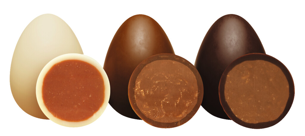 Gli Ovetti, telur Paskah - campuran praline, Amedei - 117 g - pek