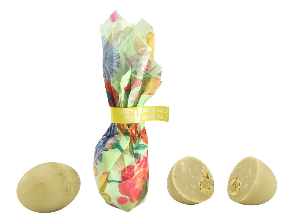 Mini-pistacieaeg, mini-paskeaeg, pistacie-nougat og hele pistacienoedder, Venchi - 1.000 g - kg