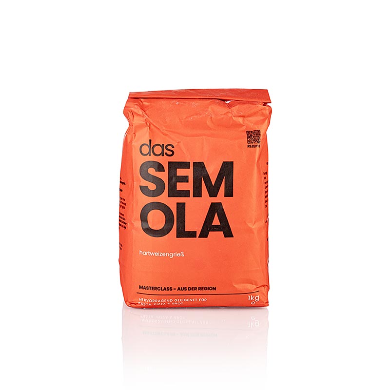 DAS SEMOLA, Hartweizengrieß, Deutschland - 1 kg - Tüte