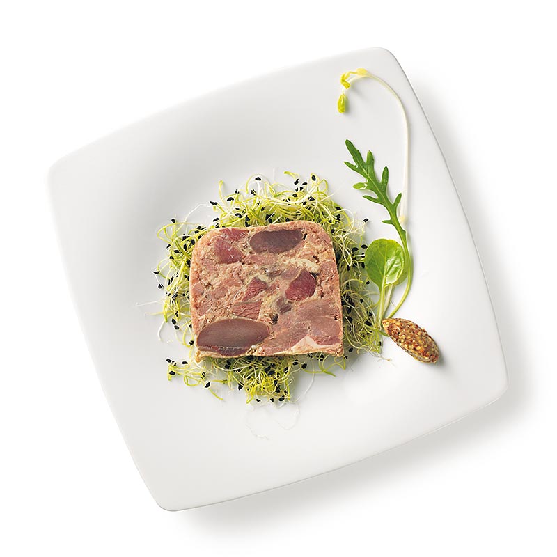 Terrine van eendenvlees Le Presse, Rougie - 1 kg - schelp