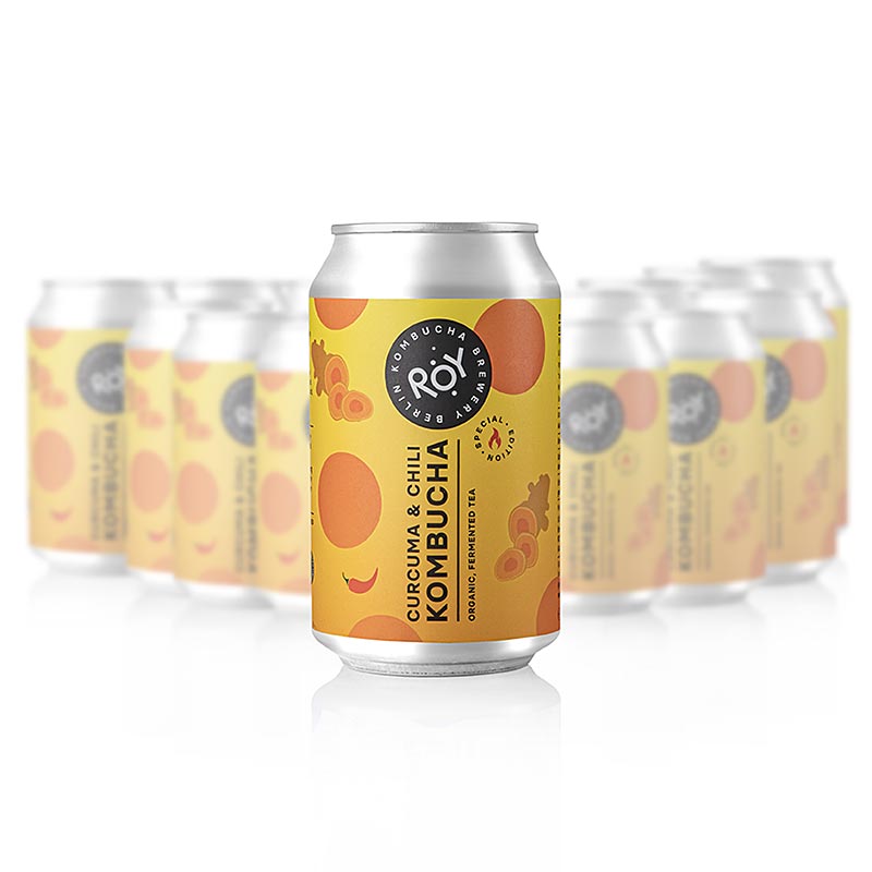 ROY - Kombucha s kurkumou a chilli, Berlin, Bio - 7,92 l - Lepenka