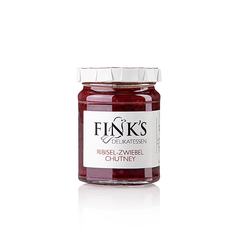 Xutni de grosella vermella i ceba, Fink`s Delicatessen - 105 g - Vidre
