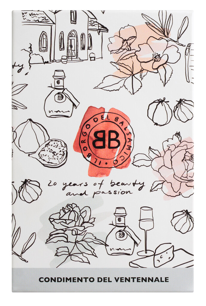 Condimento del Ventennale, aebleeddikedressing, i gaveaeske, Il Borgo del Balsamico - 250 ml - Flaske