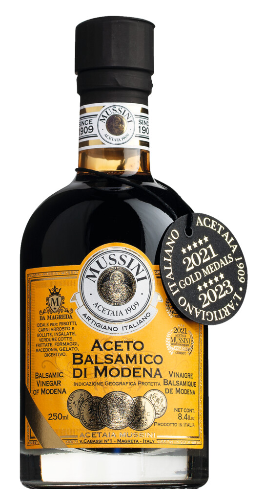 Aceto Balsamico di Modena IGP, Otet balsamic de Modena IGP, Mussini - 250 ml - Sticla