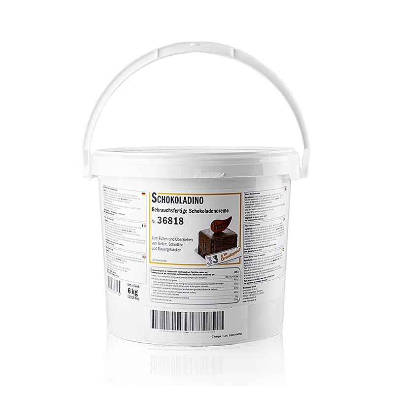 Chokladglasyr, tre-dubbel - 6 kg - Hink