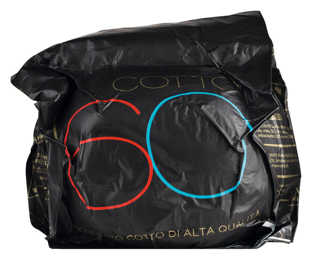 Mezzo prsuta cotto 60, kuvana svinjska sunka, Branchi - cca. 3 kg - Komad