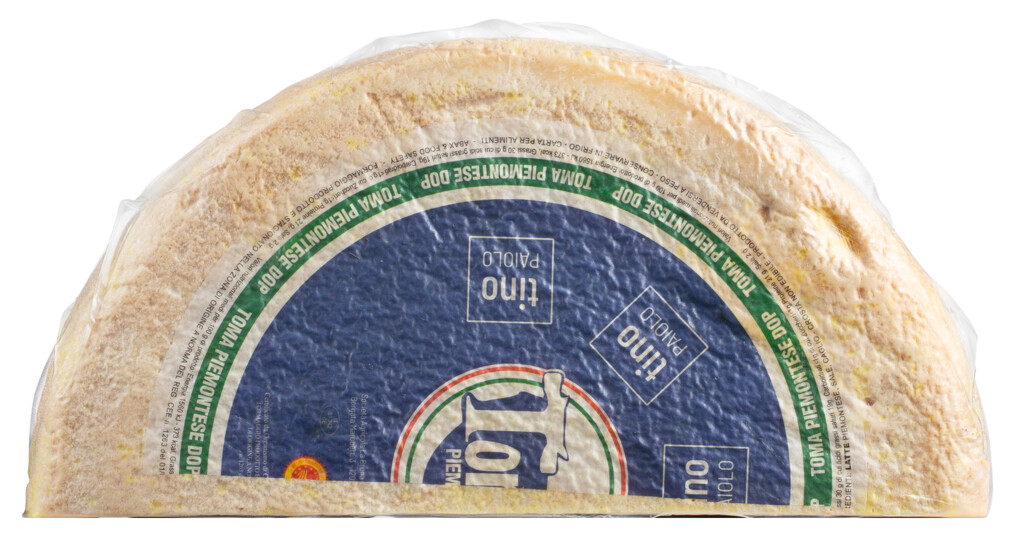 Toma Piemontese DOP, halfharde kaas gemaakt van koemelk, Tino Paiolo - ca. 3 kg - Deel