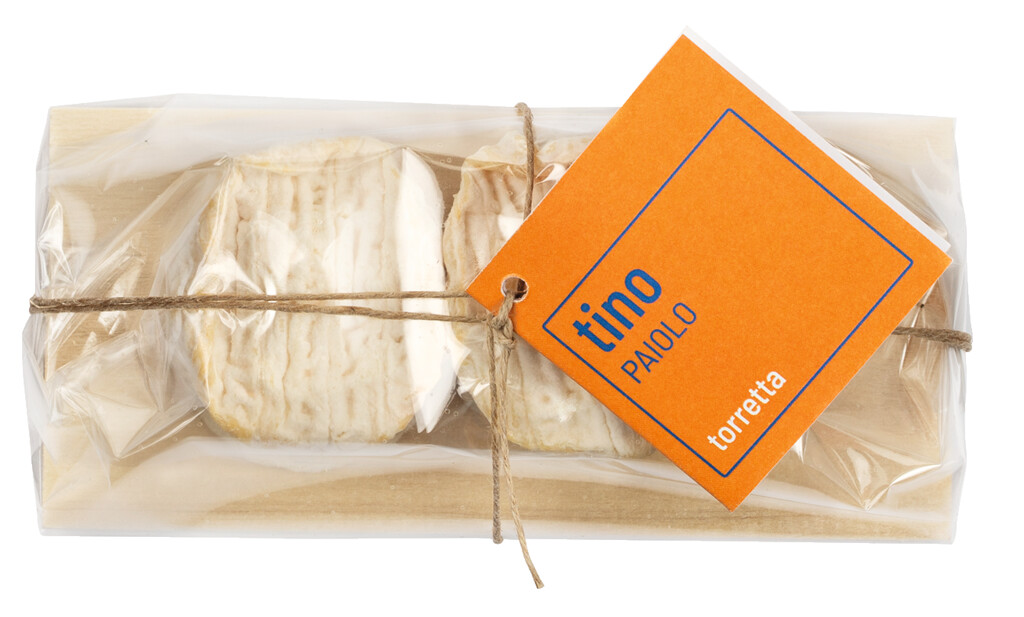 Torretta di capra, zachte kaas gemaakt van geitenmelk, Tino Paiolo - 2 x ca. 100 g - Deel